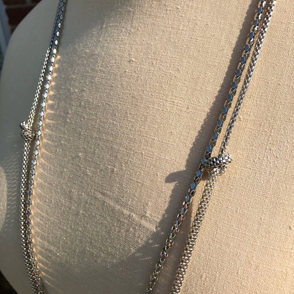 LB Necklace Box & Snake Chain Knot Accents - Picture 9 of 9